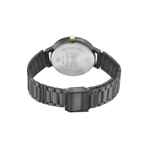 Play With Anthracite Dial Stainless Steel Strap Watch NT8141KM03 - KRISHNA WATCH COMPANY