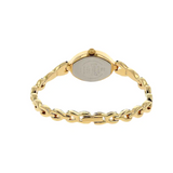 Sonata Champagne Dial Golden Metal Strap Watch NR8109YM02