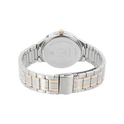 TITAN Workwear Watch with Analog Moon Phase Function - 2590KM01 - KRISHNA WATCH COMPANY