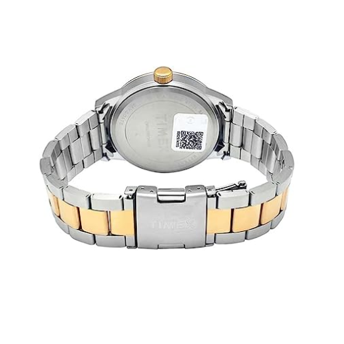 Timex Mens 44 mm Black Dial Stainless Steel Analog Watch - TWEG19907 - KRISHNA WATCH COMPANY