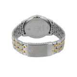 Titan Silver Dial Two Toned Stainless Steel Strap Watch - 1774BM01