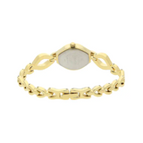 Sonata Champagne Dial Golden Metal Strap Watch - 8063YM04