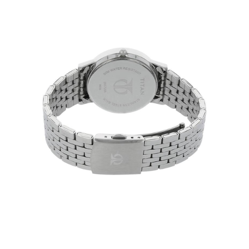 TITAN Silver Dial Silver Stainless Steel Strap Watch NJ2557SM01 (DF444) - KRISHNA WATCH COMPANY