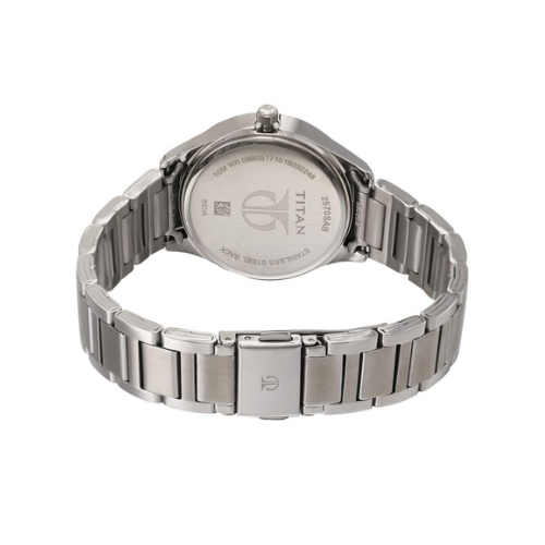 Titan Sparkle Anthracite Dial Analog Date Function Watch 2570SM07 - KRISHNA WATCH COMPANY