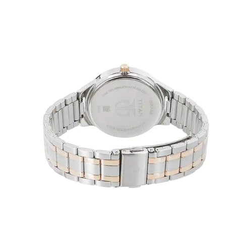 TITAN Workwear Watch with Analog Moon Phase Function - 2590KM02 - KRISHNA WATCH COMPANY