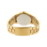 TITAN Silver Dial Golden Stainless Steel Strap Watch - 1584YM02
