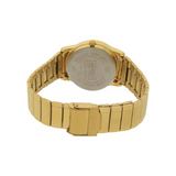 Champagne Dial Golden Stainless Steel Strap Watch NP7023YM09