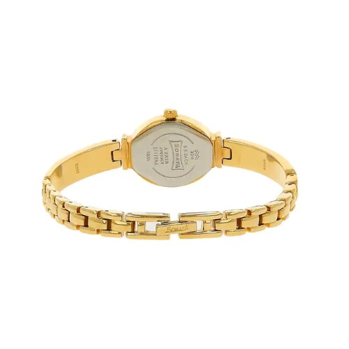 Sonata Champagne Dial Golden Metal Strap Watch - 8111YM01 - KRISHNA WATCH COMPANY