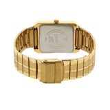 Sonata White Dial Golden Stainless Steel Strap Watch NR7007YM03