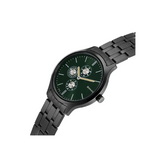 Sonata Versatyle 2 Green Dial Stainless Steel Strap Watch NR7140NM02