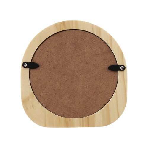 Titan Classic Light Brown Wooden Table Clock T0003WA01 - KRISHNA WATCH COMPANY