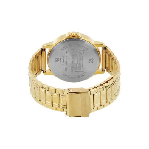 Sonata Essentials White Dial Stainless Steel Strap - 77083YM01 - KRISHNA WATCH COMPANY