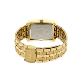 Silver Dial Golden Stainless Steel Strap Watch NR7953YM03