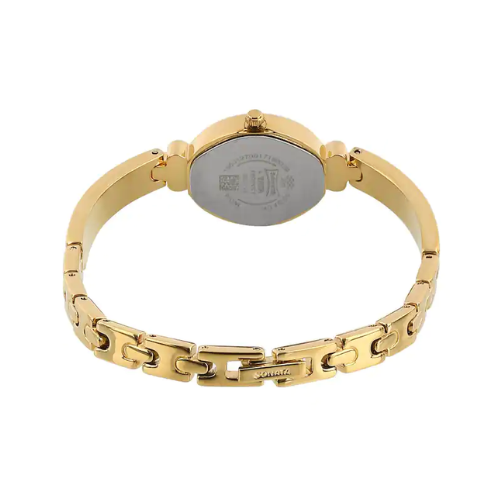 Sonata Champagne Dial Golden Metal Strap Watch NR8093YM01 - KRISHNA WATCH COMPANY