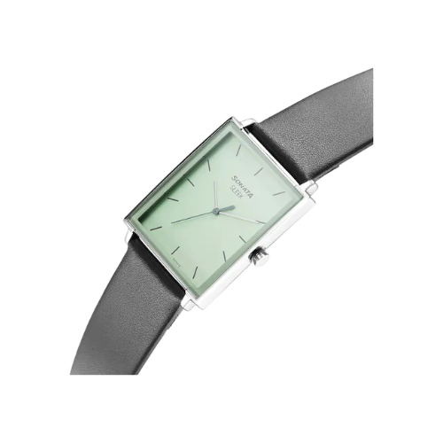 Sleek Green Dial Analog Watch 7148SL01 - KRISHNA WATCH COMPANY