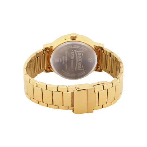 Utsav White Dial Stainless Steel Strap Watch NR77108YM02 - KRISHNA WATCH COMPANY