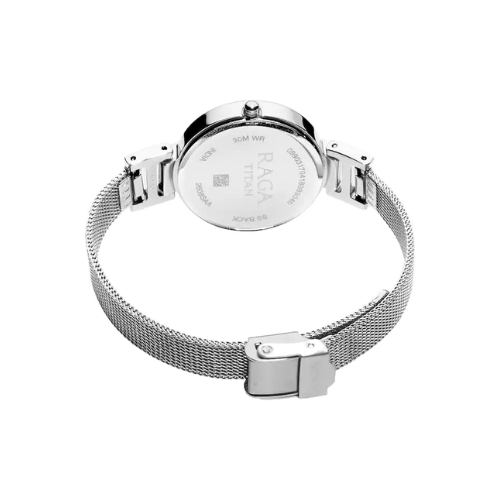 TITAN Raga Viva Blue Dial Metal Strap Watch NM2608SM02 (DH524) - KRISHNA WATCH COMPANY