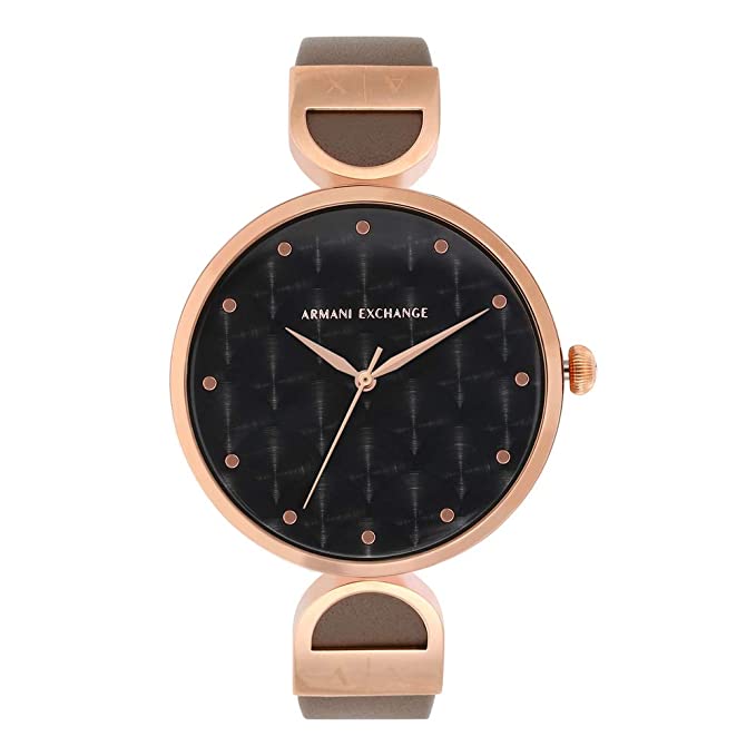 Armani Exchange Brooke Analog Black Dial Women's Watch-AX5329 - KRISHNA WATCH COMPANY