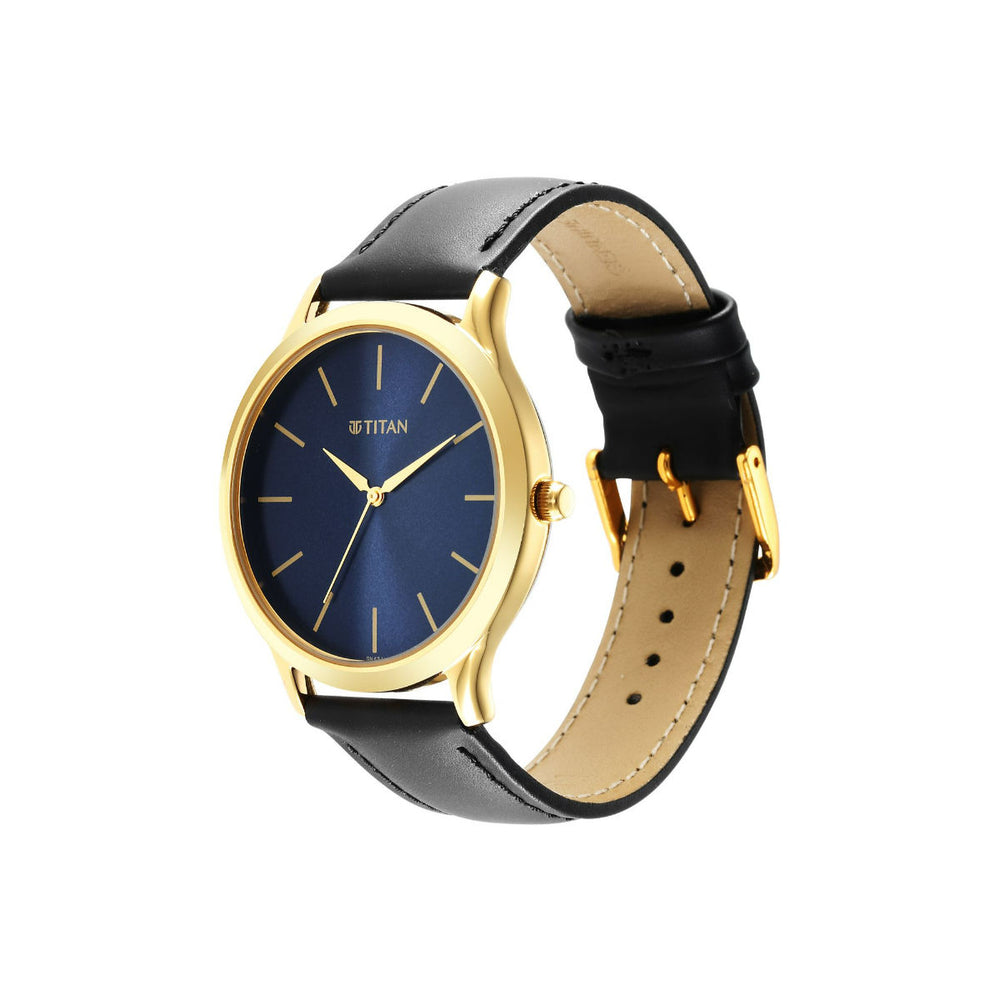 TITAN Karishma Radiance Blue Dial Analog Watch NT1825YL05 - KRISHNA WATCH COMPANY