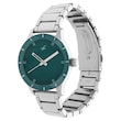 BLUE DIAL SILVER STAINLESS STEEL STRAP WATCH 6078SM01 6078SM01 - KRISHNA WATCH COMPANY
