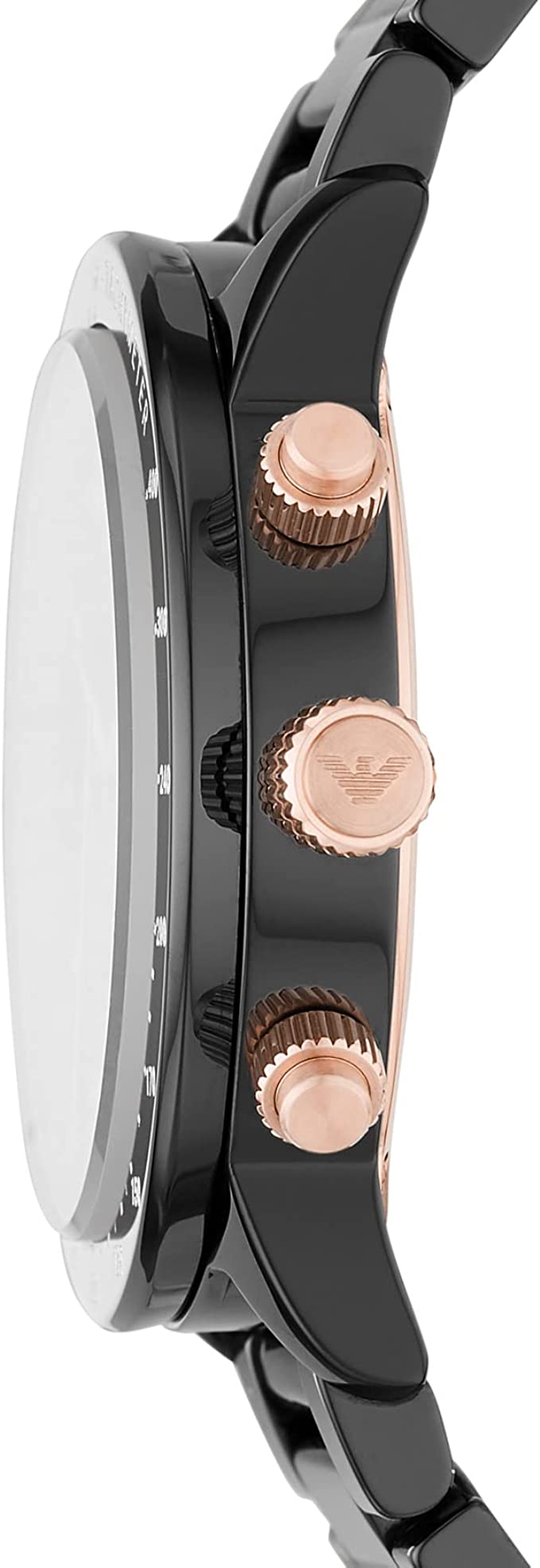 Emporio Armani Men's Stainless Steel Watch with Chronograph or Three Hand Movement AR70002