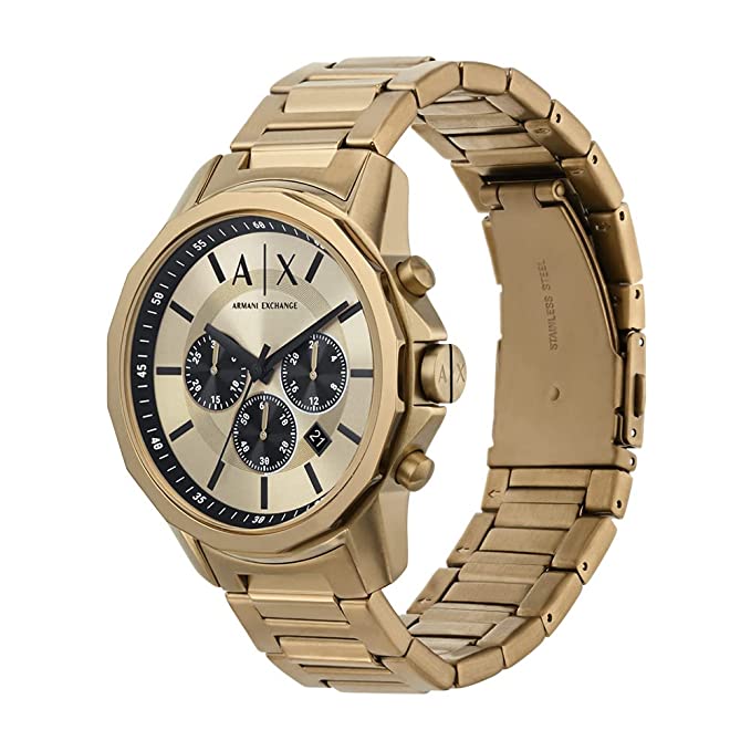 Armani Exchange Analog Beige Dial Men's Watch-AX1739 - KRISHNA WATCH COMPANY