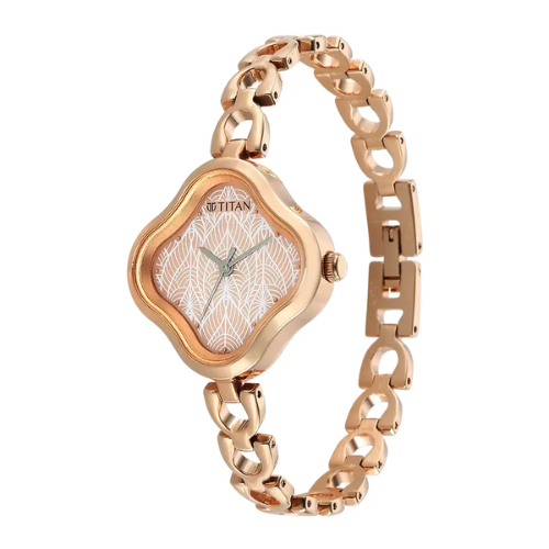 Titan Karishma Rose Gold Dial Watch 2701WM01 / NS2701WM01 - KRISHNA WATCH COMPANY