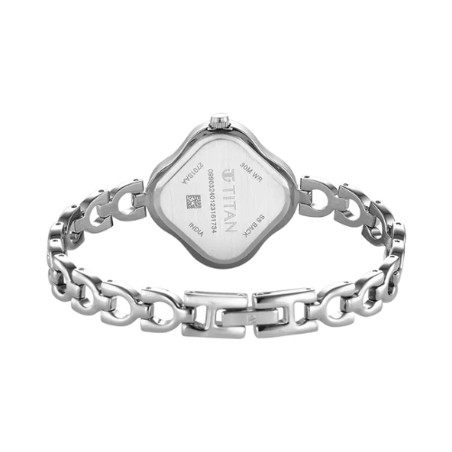 Titan Karishma White Dial Watch 2701SM01 - KRISHNA WATCH COMPANY