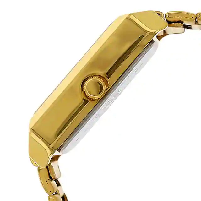 Sonata Champagne Dial Golden Stainless Steel Strap Watch NR7007YM05 - KRISHNA WATCH COMPANY