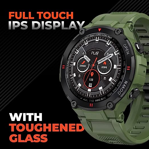 PLAY SMART WATCH SW85 GREEN - KRISHNA WATCH COMPANY