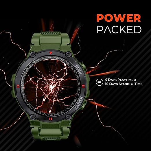 PLAY SMART WATCH SW85 GREEN - KRISHNA WATCH COMPANY