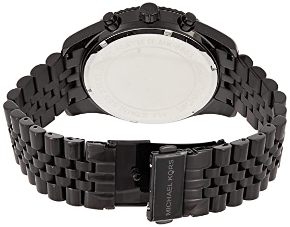 Michael Kors Lexington Analog Black Dial Men's Watch - MK8603 - KRISHNA WATCH COMPANY