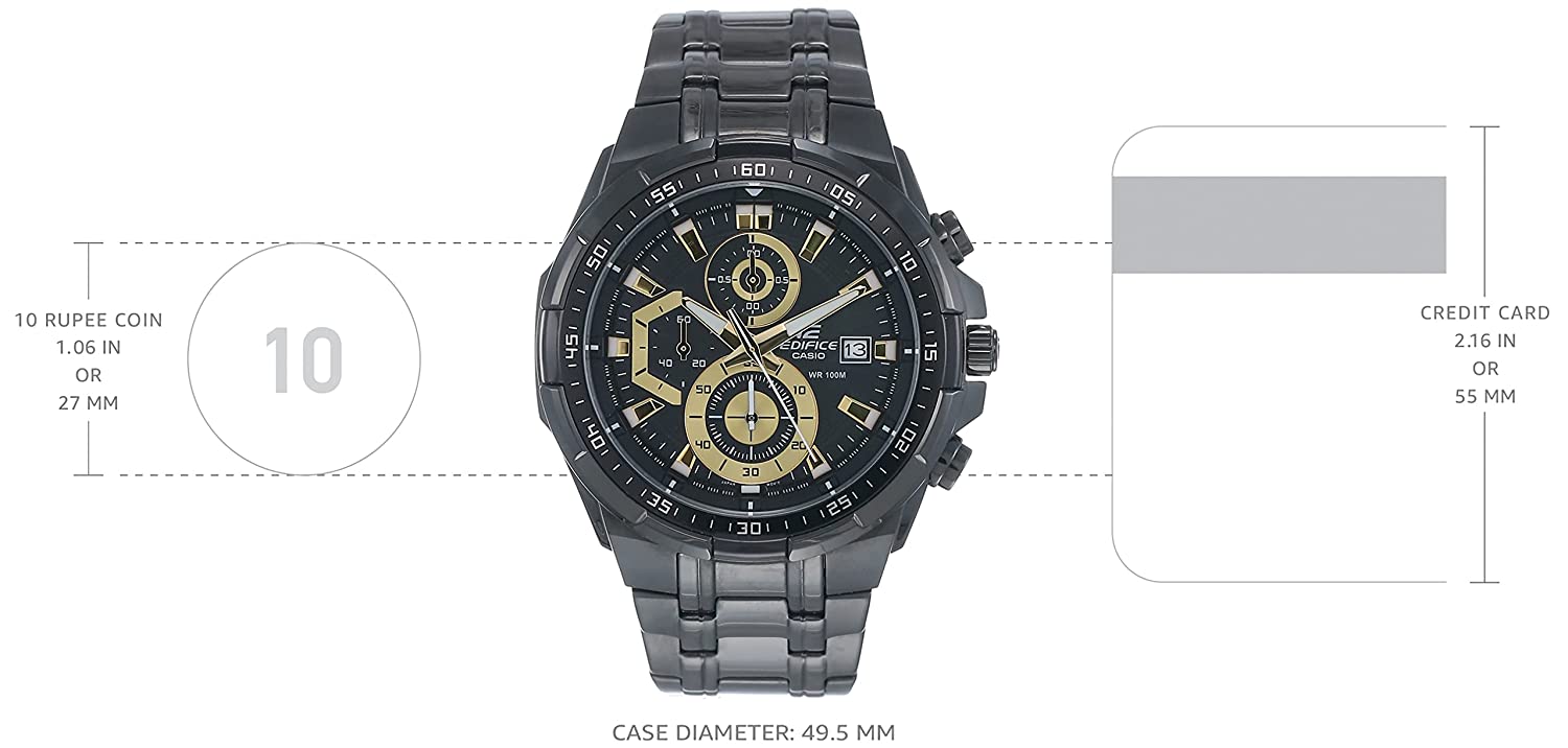 Casio Edifice EFR-539BK-1AVUDF - EX187 - KRISHNA WATCH COMPANY