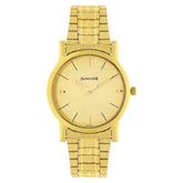 Sonata Champagne Dial Golden Stainless Steel Strap Watch - NP7987YM06W