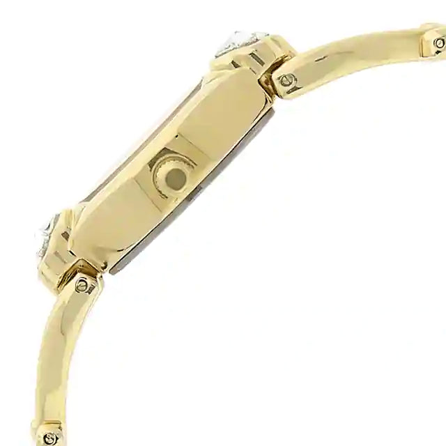Sonata Champagne Dial Golden Metal Strap Watch - 8065YM01 - KRISHNA WATCH COMPANY