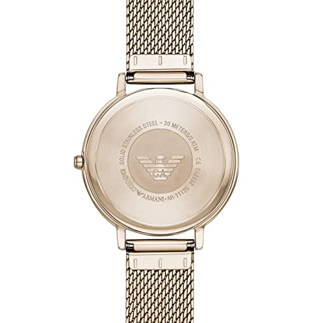 Emporio Armani Analog Pink Dial Women's Watch - AR11129 - KRISHNA WATCH COMPANY
