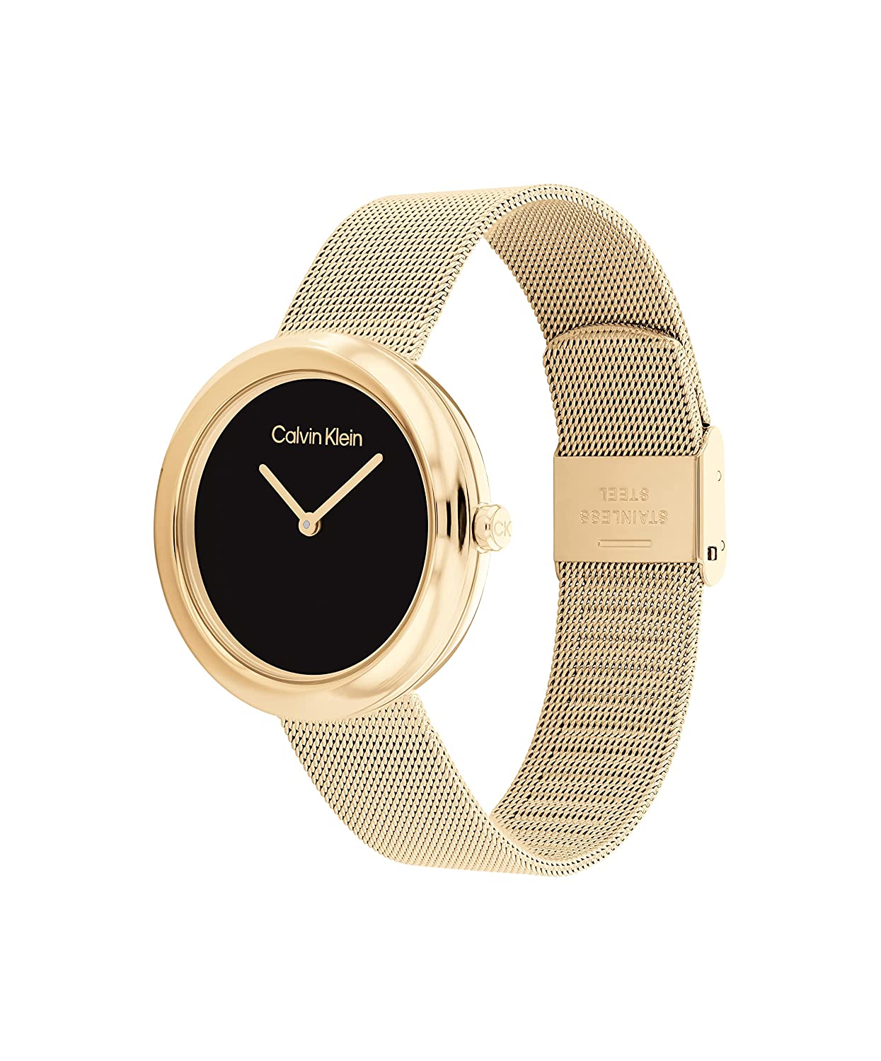 Calvin Klein 25200012 Twisted Bezel Quartz Watch for Women - KRISHNA WATCH COMPANY