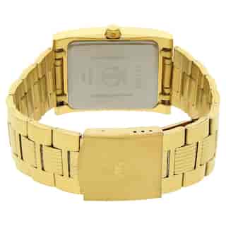 Titan Champagne Dial Golden Stainless Steel Strap Watch - 90024YM07 - KRISHNA WATCH COMPANY