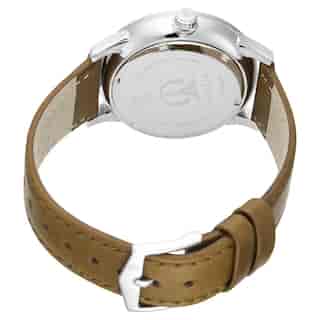 Titan On Trend Olive Green Dial Leather Strap Watch 90100SL03 (DJ772) - KRISHNA WATCH COMPANY