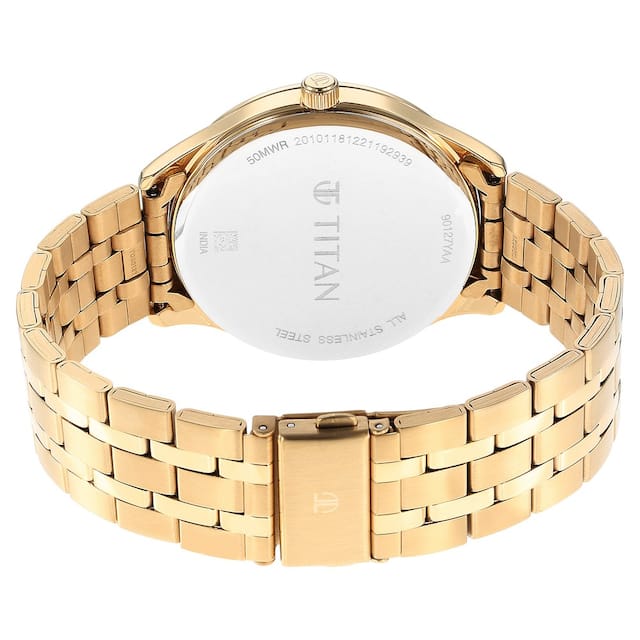 Titan Opulent III Green Dial Analog Watch - 90127YM03 - KRISHNA WATCH COMPANY