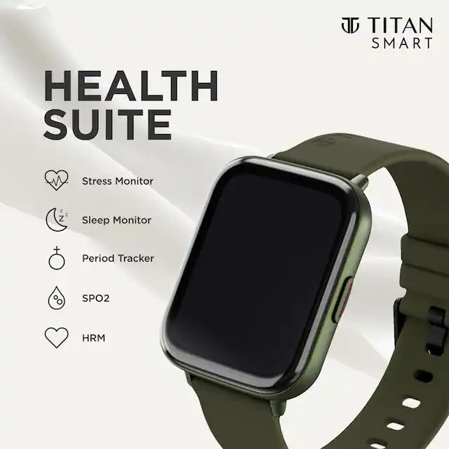 Titan Smart 2- Touch Screen with Black Strap, Amoled Display, SpO2 and Always on Display 90155AP01 - KRISHNA WATCH COMPANY