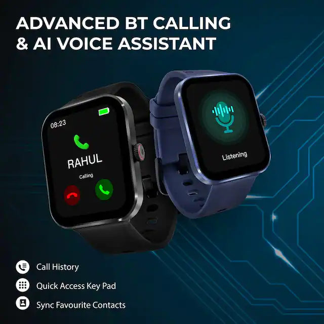 Titan Talk S with 1.78" AMOLED Display, Advanced BT Calling, 100+ Sports Modes, Stress & Mood Monitoring 90165AP04 - KRISHNA WATCH COMPANY