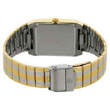 Titan Black Dial Two Toned Stainless Steel Strap Watch NP9151BM02