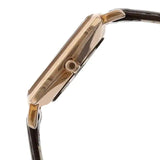 TITAN White Dial Brown Leather Strap Watch 9159WL01