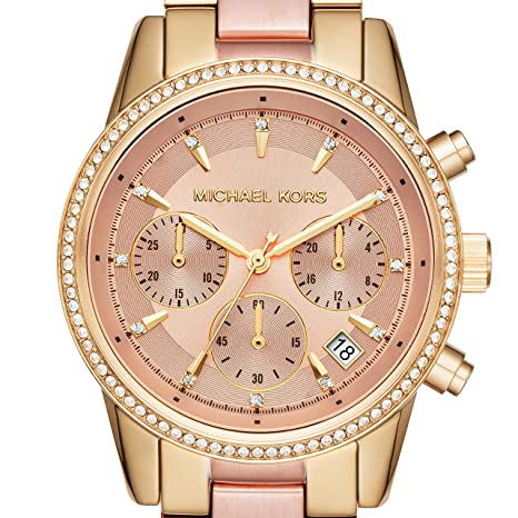 Michael Kors Analog Rose Gold Dial Women's Watch-MK6475 - KRISHNA WATCH COMPANY