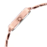 TITAN Mother of Pearl Dial Rose Gold Steel & Ceramic Strap Watch 95016WD02
