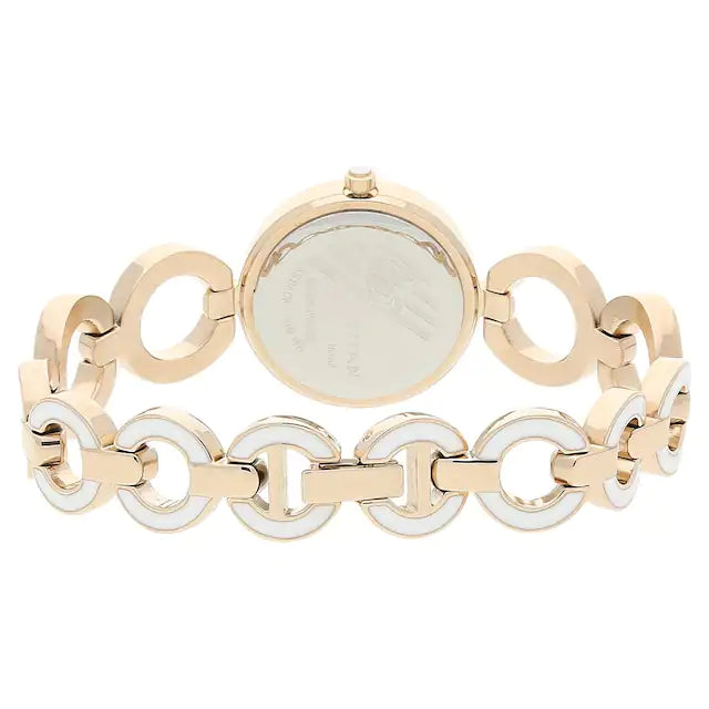 TITAN White Dial Rose Gold Metal Strap Watch 95036WM02 - KRISHNA WATCH COMPANY