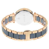 Titan Blue Mother-of-Pearl Dial Ceramic & Metal Strap Watch NP95061WD05