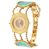 Titan Raga X Masaba Golden Dial Steel & Brass Strap Watch 95167YM01 - KRISHNA WATCH COMPANY