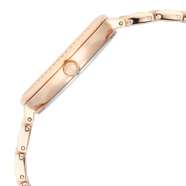 TITAN Glitz Rose Gold Dial Stainless Steel Strap Watch for Men 95211WM01
